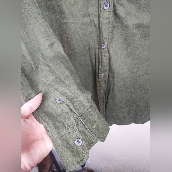 Ralph Lauren Denim & Supply Top RL Expedition Roll Tab Cotton Button Down - Picture 11 of 15